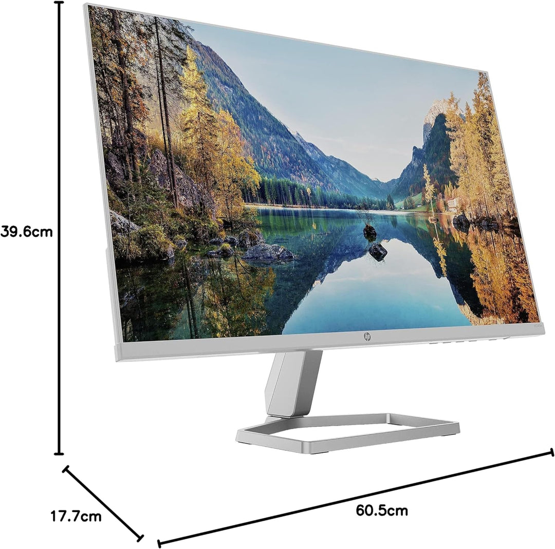 HP M24fw - 60,5 cm (23,8 Zoll) - 1920 x 1080 Pixel Full HD - RÃŒckseite weiss
