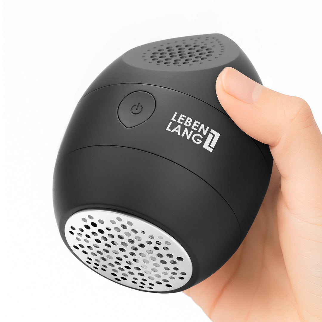 LEBENLANG Mini Fusselrasierer Elektrisch - Inkl. Ersatzklingen & Reinigungspinsel I Entfussler Fluse