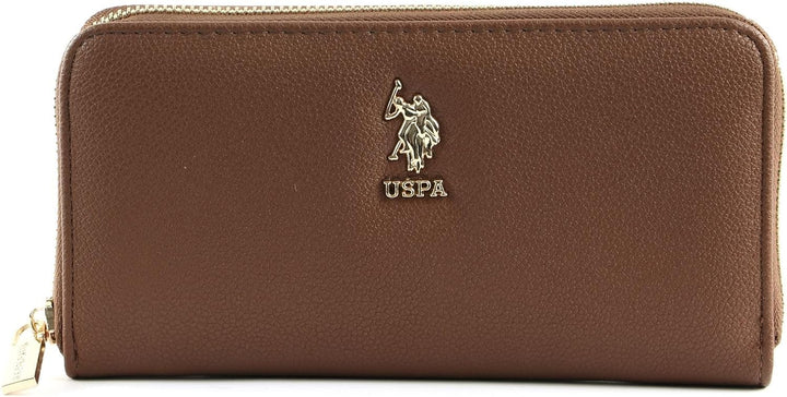 U.S. Polo Assn. New Jones - Damengeldbörse 8cc 19 cm Brown Braun, Braun