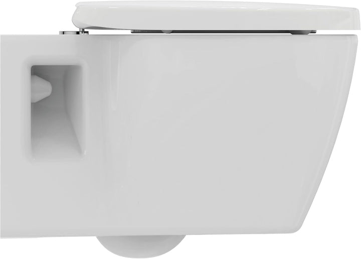 Ideal Standard E272601 WC-Paket Connect, Wandtiefspül-WC inkl. WC-Sitz Softclose (Absenkautomatik) W