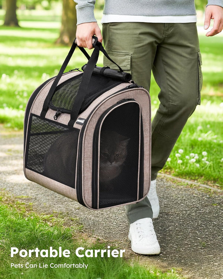 pecute Rucksack Hunde & Kleine Katzen 5kg, Katzentrage, Haustier Handtasche und Rucksack, Haustiertr
