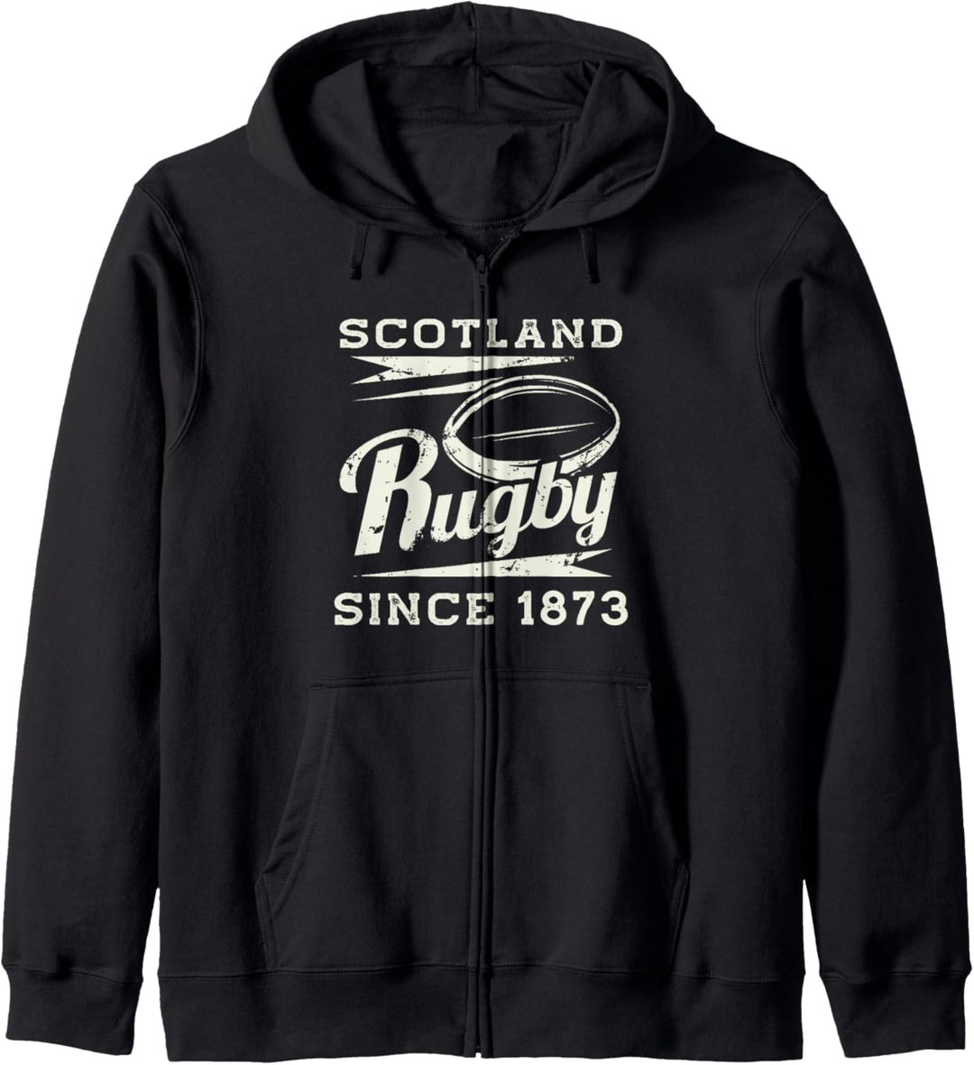 Vintage Scotland Rugby Since 1873 Kapuzenjacke