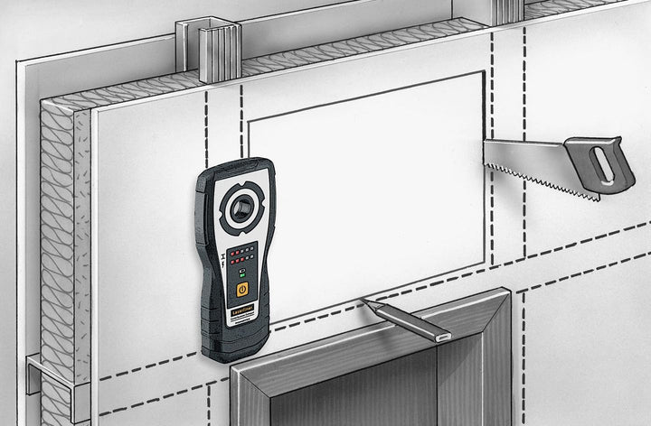 Umarex Laserliner Bohrungsgerät (präzise, LED-Indikatoren, Markierungshilfe, für Wand- und Deckenboh