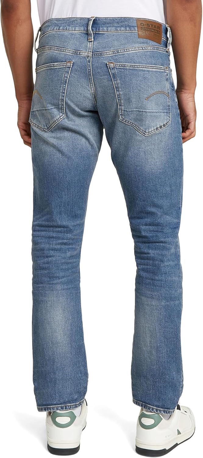 G-STAR RAW Herren 3301 Tapered Jeans 24W / 26L Blau (Worn in Azure 51003-b631-a795), 24W / 26L Blau