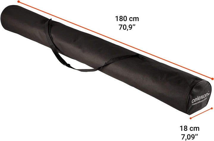 celexon Nylon-Leinwand-Tasche für celexon Stativ-Leinwände Tuchbreite 158 cm - Masse: 180x18cm - Sch