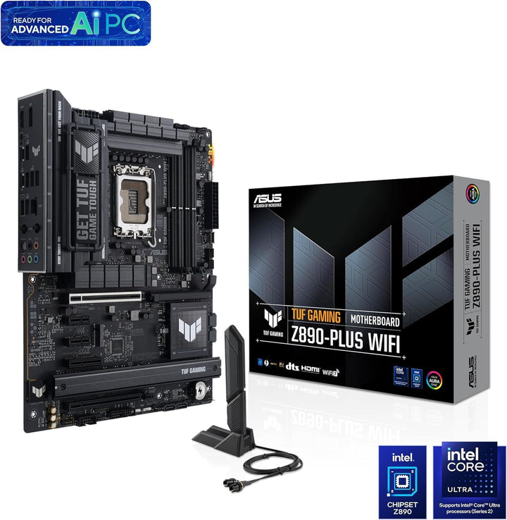 ASUS TUF Gaming Z790-PLUS WiFi Mainboard Intel Z790 LGA 1700 ATX (PCIe 5.0, Four M.2, 16+1 DrMOS, DD