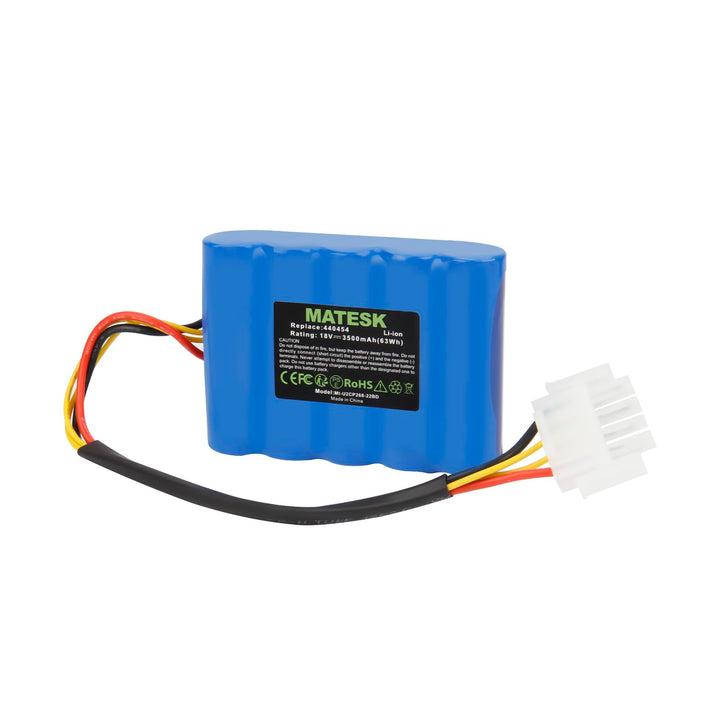 18V 3500mAh Akku kompatibel mit AL-KO Robolinho 100, 110, 1100, 41.6 mit AL-KO 441154 442632 440454
