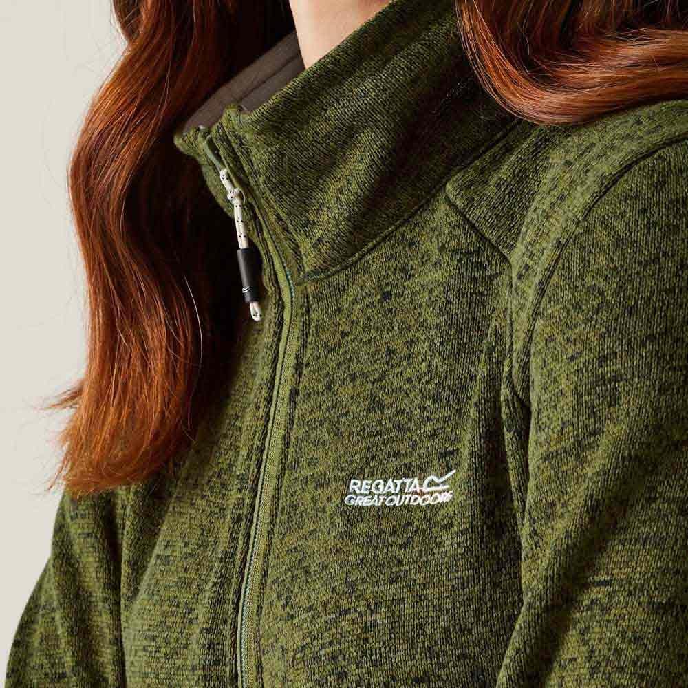 Regatta Damen Women's Newhill Full Zip Fleece Jacket Fleecejacke (1er Pack) 36 Nephritgrün/Light Van