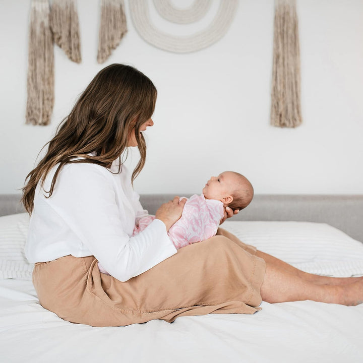 aden + anais Pastell Swaddle Decke - Pack von 4 | Grosse 100% atmungsaktive Musselin -Baumwoll -Schn