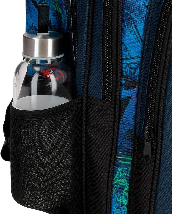 Marvel Avengers The Avengers On The Warpath Vorschulrucksack, Polyester, 6,44 l, Blau, 23 x 28 x 10