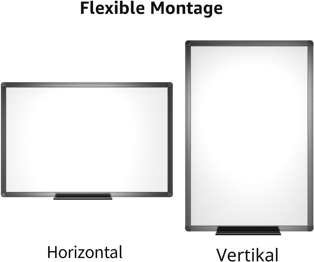 VIZ-PRO Magnetisches, trocken abwischbares Whiteboard 120 x 90 cm, trocken abwischbares Whiteboard m
