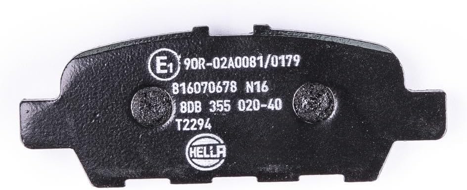 HELLA PAGID 8DB 355 020-401 Bremsbelagsatz - T2294 - Dicke/Stärke: 13.8mm - Bremssystem: Akebono - m