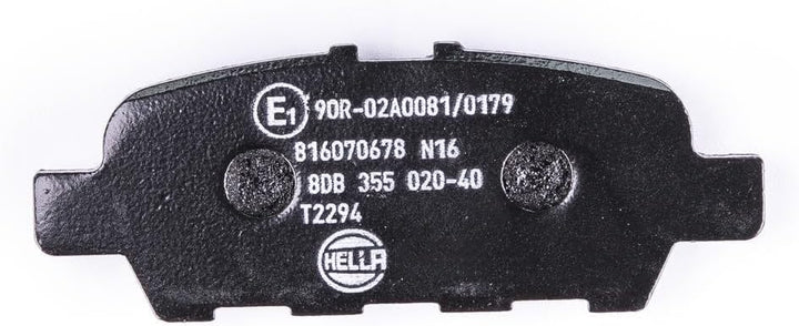 HELLA PAGID 8DB 355 020-401 Bremsbelagsatz - T2294 - Dicke/Stärke: 13.8mm - Bremssystem: Akebono - m