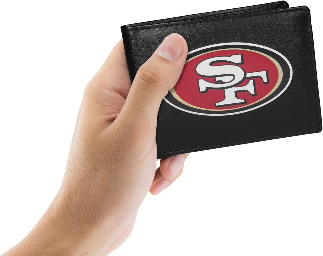 Siskiyou Sports Bi-fold Wallet Large Logo San Francisco 49ers Einheitsgrösse Schwarz, San Francisco