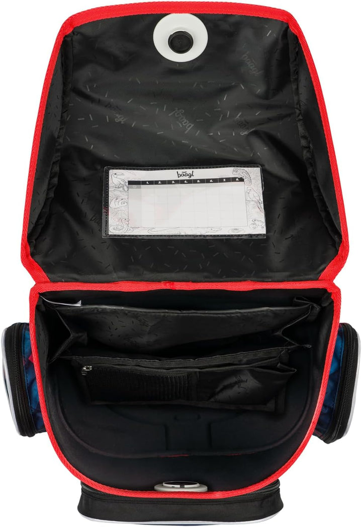 Baagl Schulranzen Jungen Mädchen für 1. Klasse, Ergo Schultasche Grundschule, Leichter Kinder Ranzen
