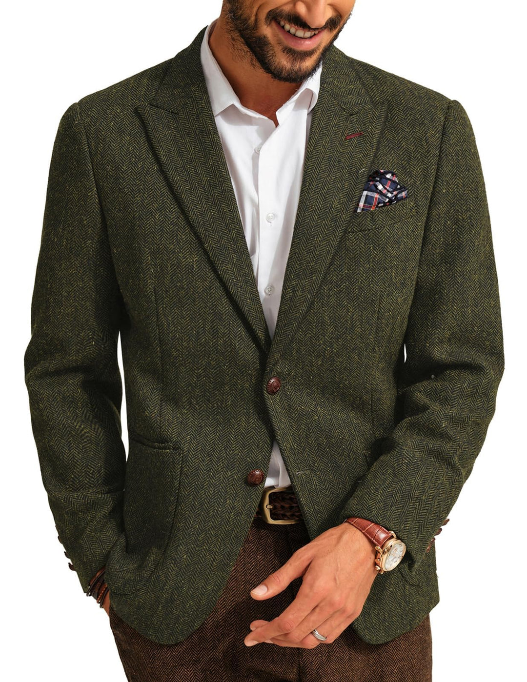 PJ PAUL JONES Sakko Herren Blazer Regular Fit British 2 Knöpfe Modern Business Jackett Blazer XXL Ar