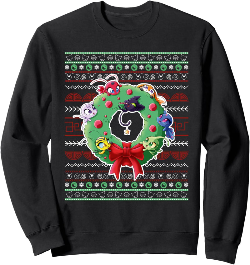 Miraculous Ladybug Kwamis Weihnachtsfeier Sweatshirt