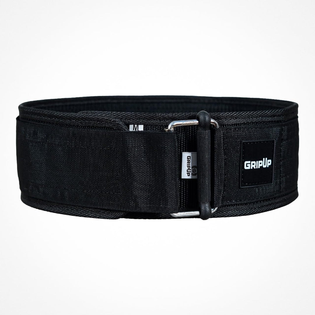 Gewichthebergürtel 4” aus Nylon – Leichter Trainingsgürtel für Krafttraining, Fitness und Gym Workou