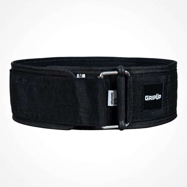 Gewichthebergürtel 4” aus Nylon – Leichter Trainingsgürtel für Krafttraining, Fitness und Gym Workou