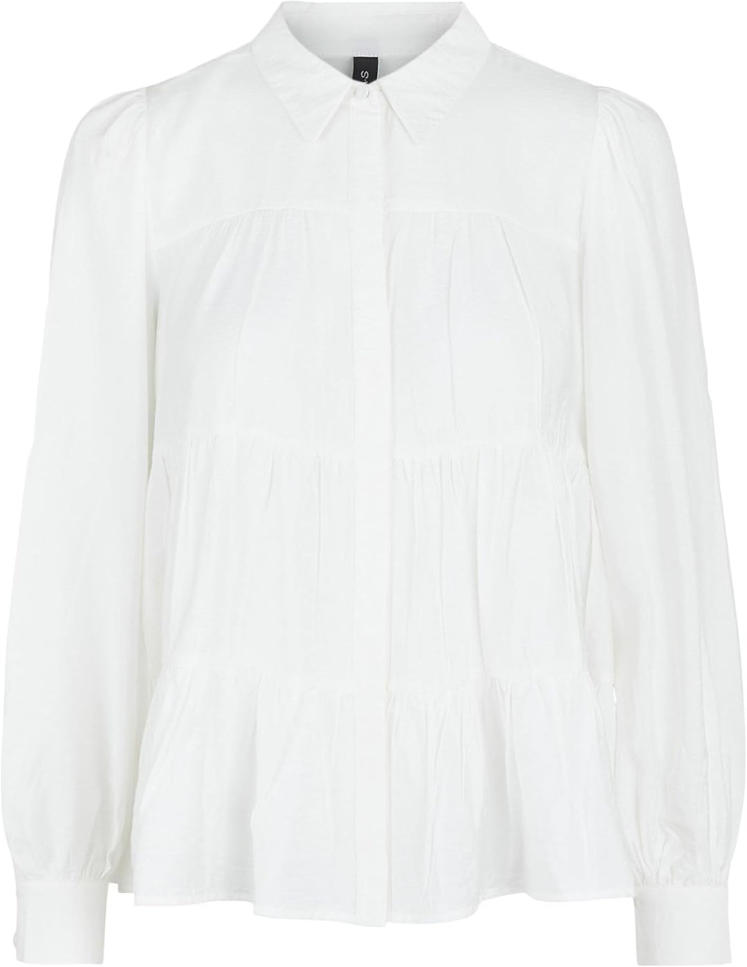 YAS Damen Yaspala Ls Shirt S. Noos Hemd/Bluse XS Star White, XS Star White
