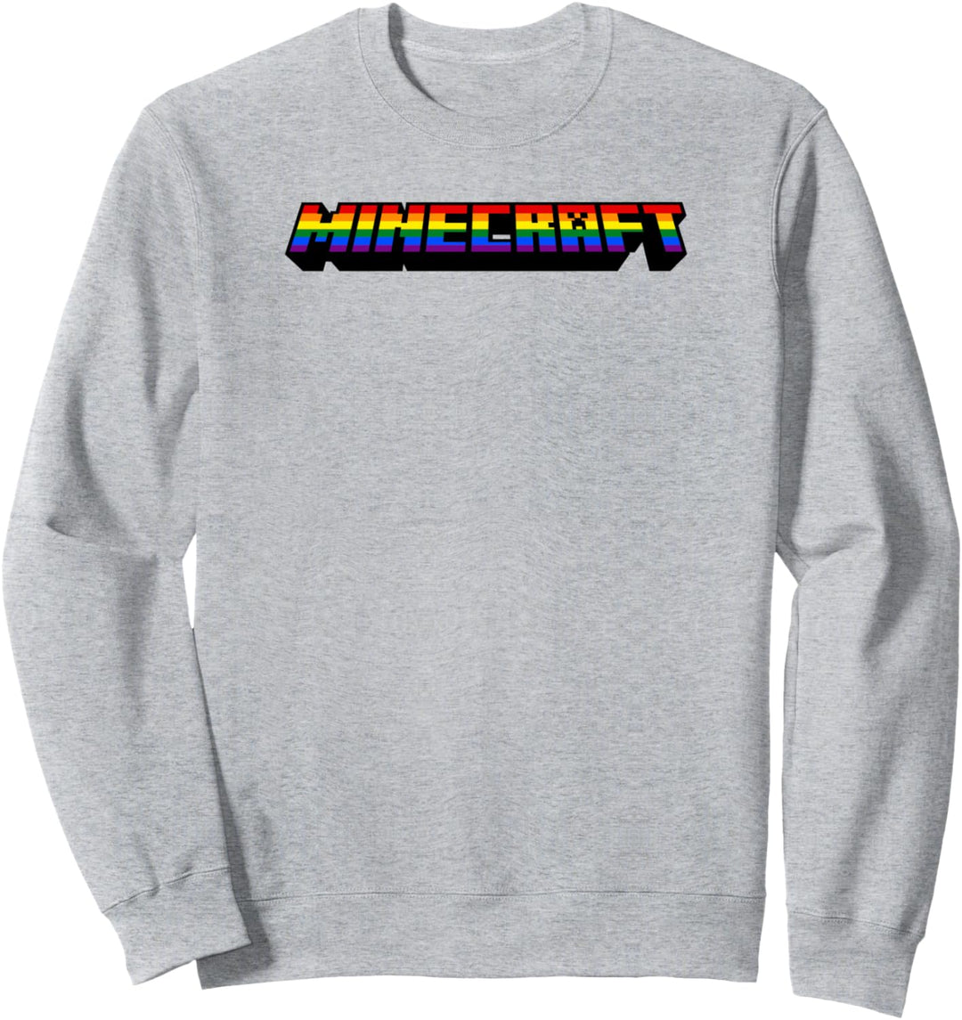 Minecraft Rainbow Logo Sweatshirt