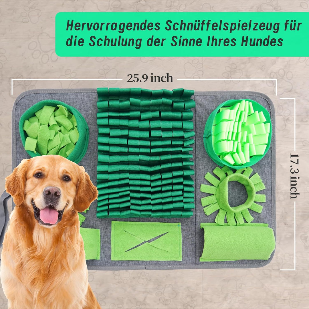 Schnüffelteppich Hund Haustier schnüffelmatte Interaktives Hundespielzeug Bestes Material Extrem hal