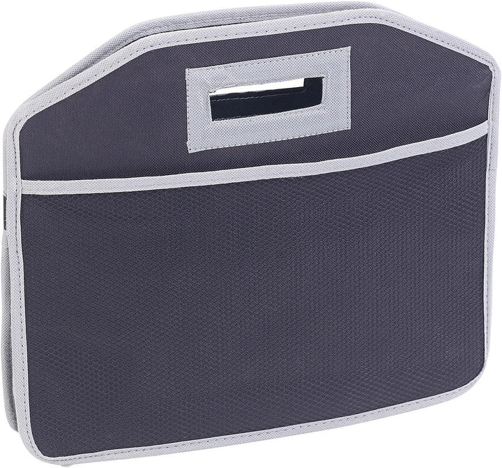 Lescars Kofferraumboxen: 2er-Set 2in1-Kofferraum-Organizer mit 3 Fächern & Kühltasche, faltbar (Car
