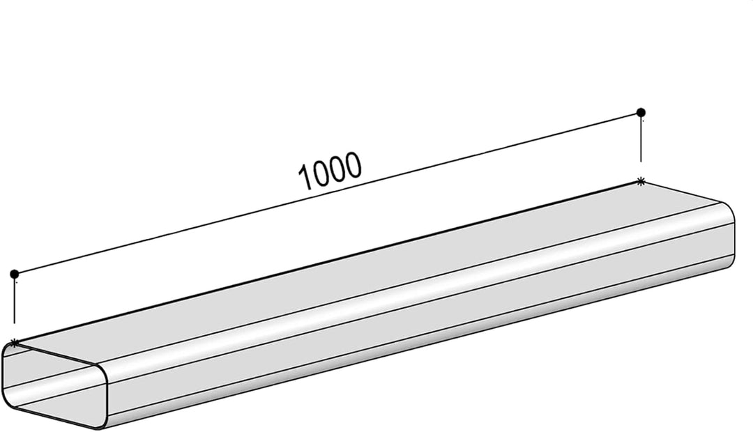 Berbel Flachrohr System 125 - Flachkanal
