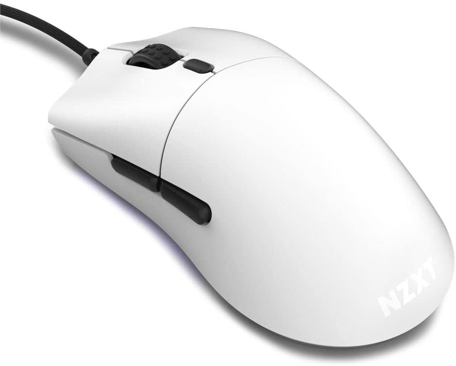NZXT Lift - MS-1WRAX-WM - PC-Gaming-Maus - Leichte, beidhändige Maus - High-End PixArt 3389 Optische