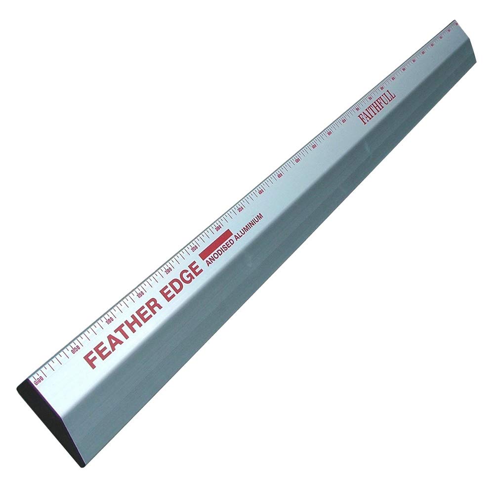 Faithfull Feather Edge Lineal FAIFE4 von Faithfull; gerade Kante mit Skala, 1,2 m (4 Fuss)