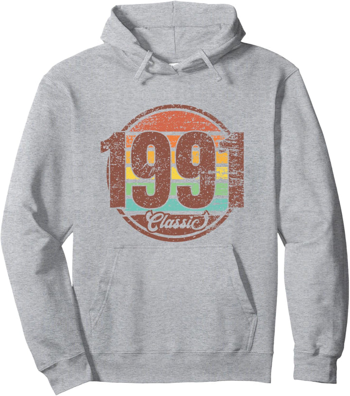 Vintage 1991 Classic Shirt 30 Jahre Retro 30. Geburtstag Pullover Hoodie