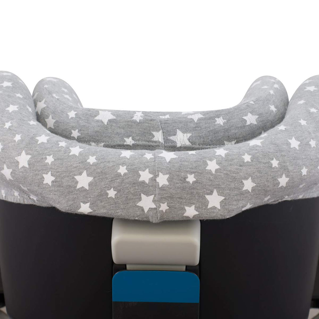 JYOKO KIDS Bezug für Autositz kompatibel mit Bugaboo Nuna by Turtle, aus Baumwolle (White Star), Whi
