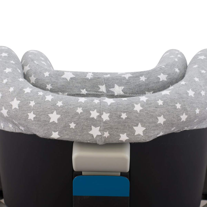 JYOKO KIDS Bezug für Autositz kompatibel mit Bugaboo Nuna by Turtle, aus Baumwolle (White Star), Whi