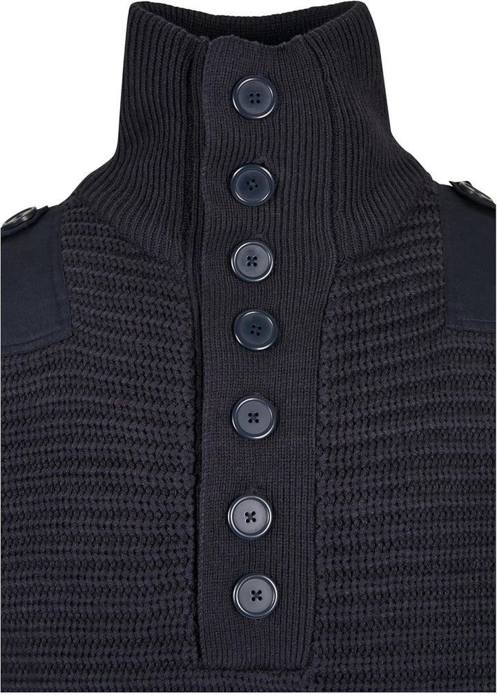 Brandit ÖSTER. Armee Alpin Pullover Army Pulli Winter Freizeit ARBEITSPULLOVER S Navy, S Navy