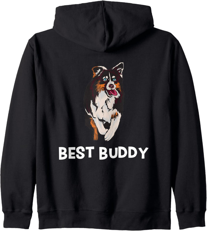 Australian Shepherd Hund Design Aussie Kapuzenjacke