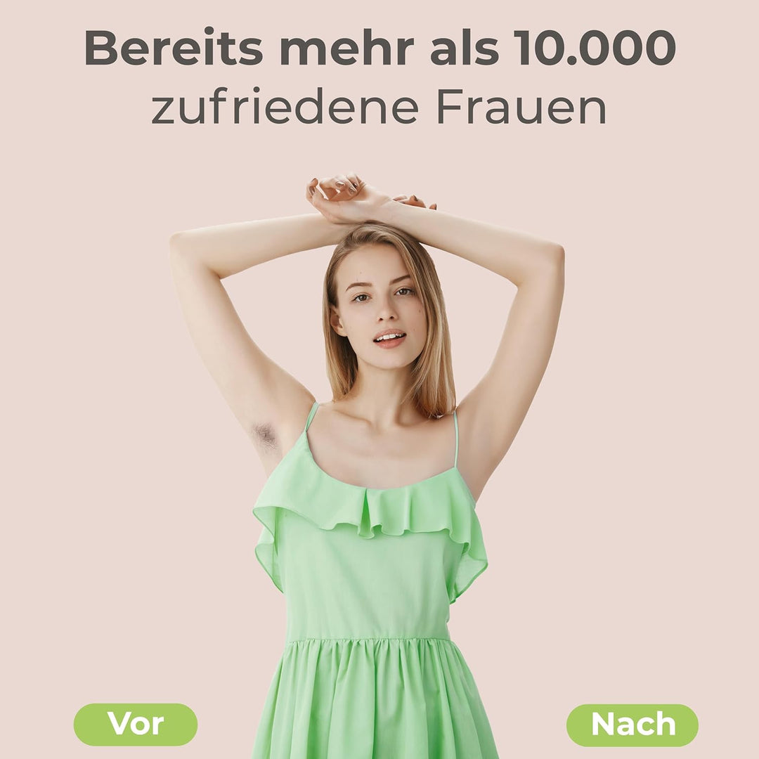 Heisswachs Perlen für Enthaarung, Waxing Bohnen für Körper, Intim & Gesicht, Warmwachs ohne Streifen
