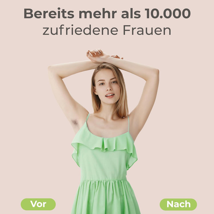 Heisswachs Perlen für Enthaarung, Waxing Bohnen für Körper, Intim & Gesicht, Warmwachs ohne Streifen