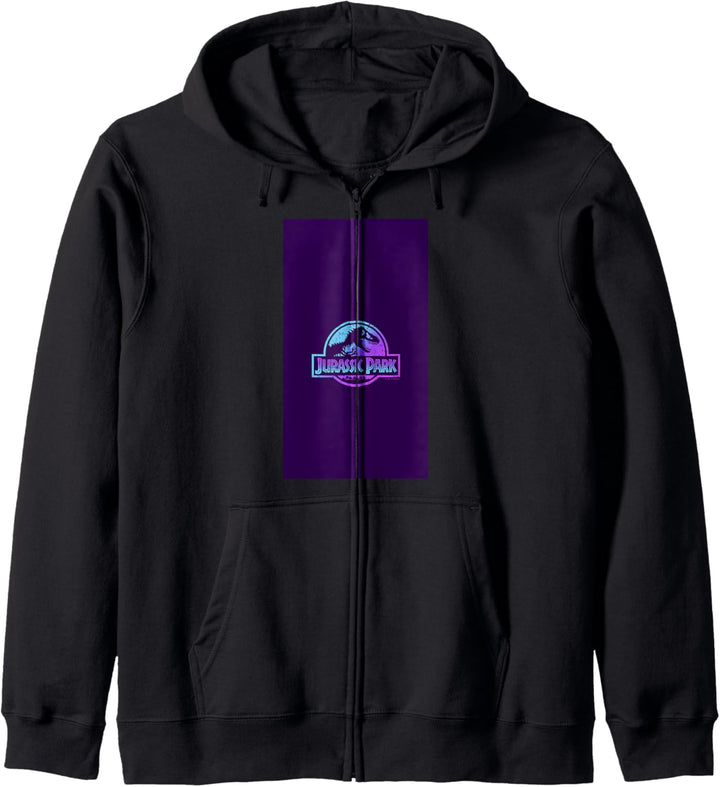 Jurassic Park Blue & Purple Fossil Logo Kapuzenjacke