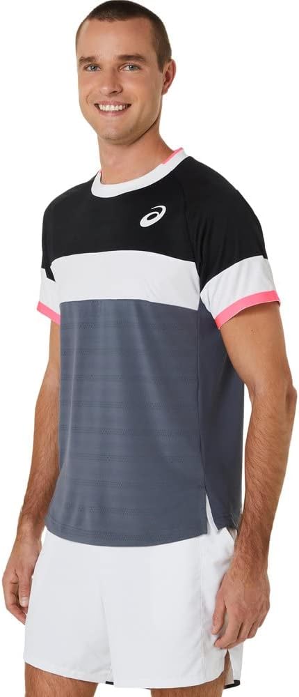 ASICS Herren Match Tennisshirt M Performance Black/Carrier Grey, M Performance Black/Carrier Grey