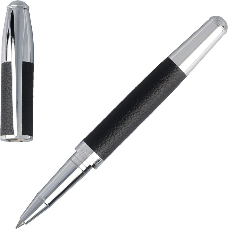 Nina Ricci Luxus Tintenroller Embrun, Premium Schreibstift Schwarz mit schwarzer Tinte