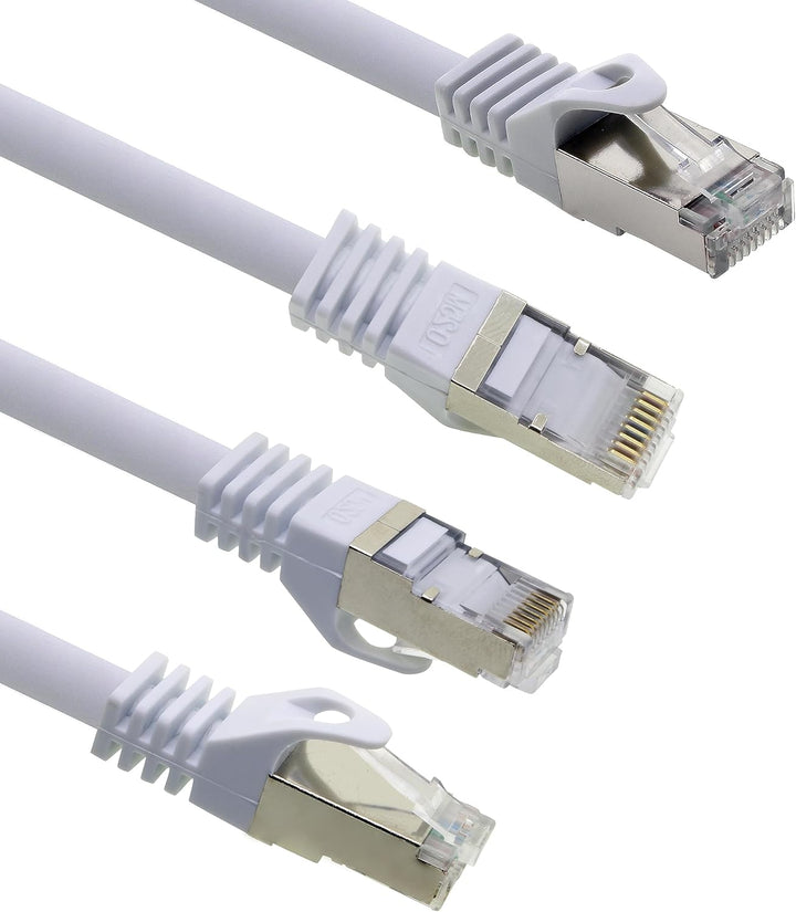 freiwerk 1,5m - 5 Farben 01 CAT.7 Netzwerkkabel Lan Ethernet Patch Kabel S-FTP LSZH PIMF 10GB s RJ45
