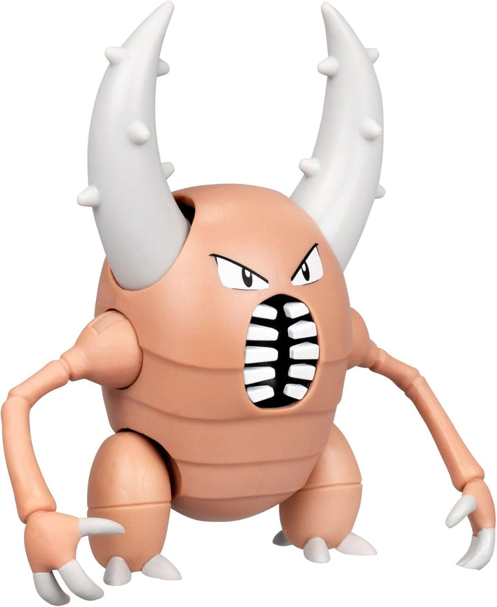 Pokémon PKW4544 - Battle Feature Figur Pinsir 11,5 cm, offizielle Figur, Pinsir