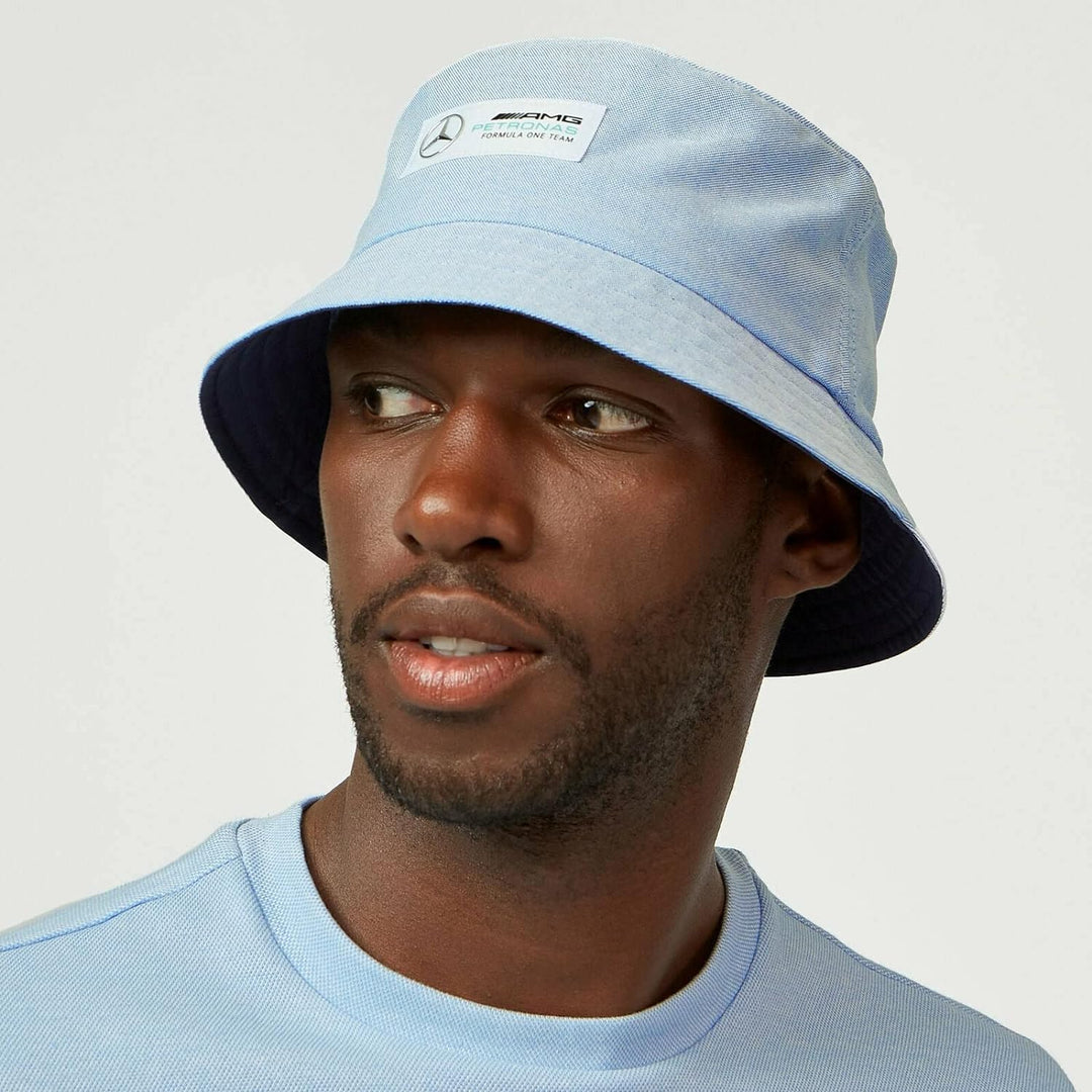 Mercedes AMG Petronas - George Russell 2022 British GP Bucket Hat - Blau - Einheitsgrösse