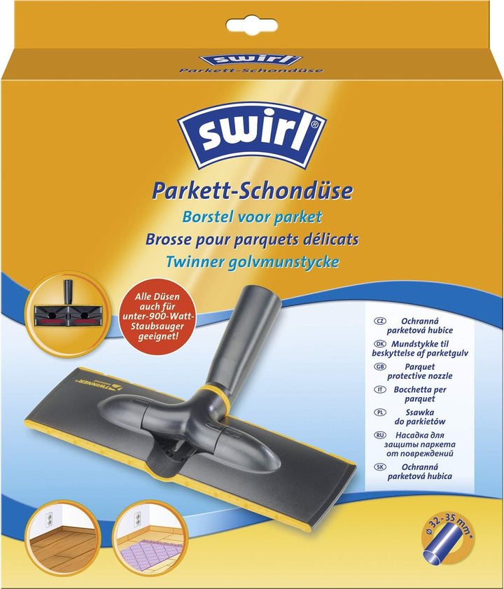 Swirl Parkett-Schondüse (Ultraflache Staubsaugerdüse mit Filzgleitern, 32mm-35mm, Passend z.B. für M