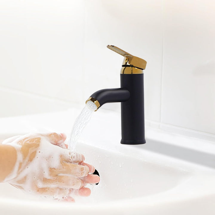 Edelstahl Waschtischarmaturen, Wasserhahn Bad mit Schlauch, Einhebelmischer Waschbeckenarmatur, Misc