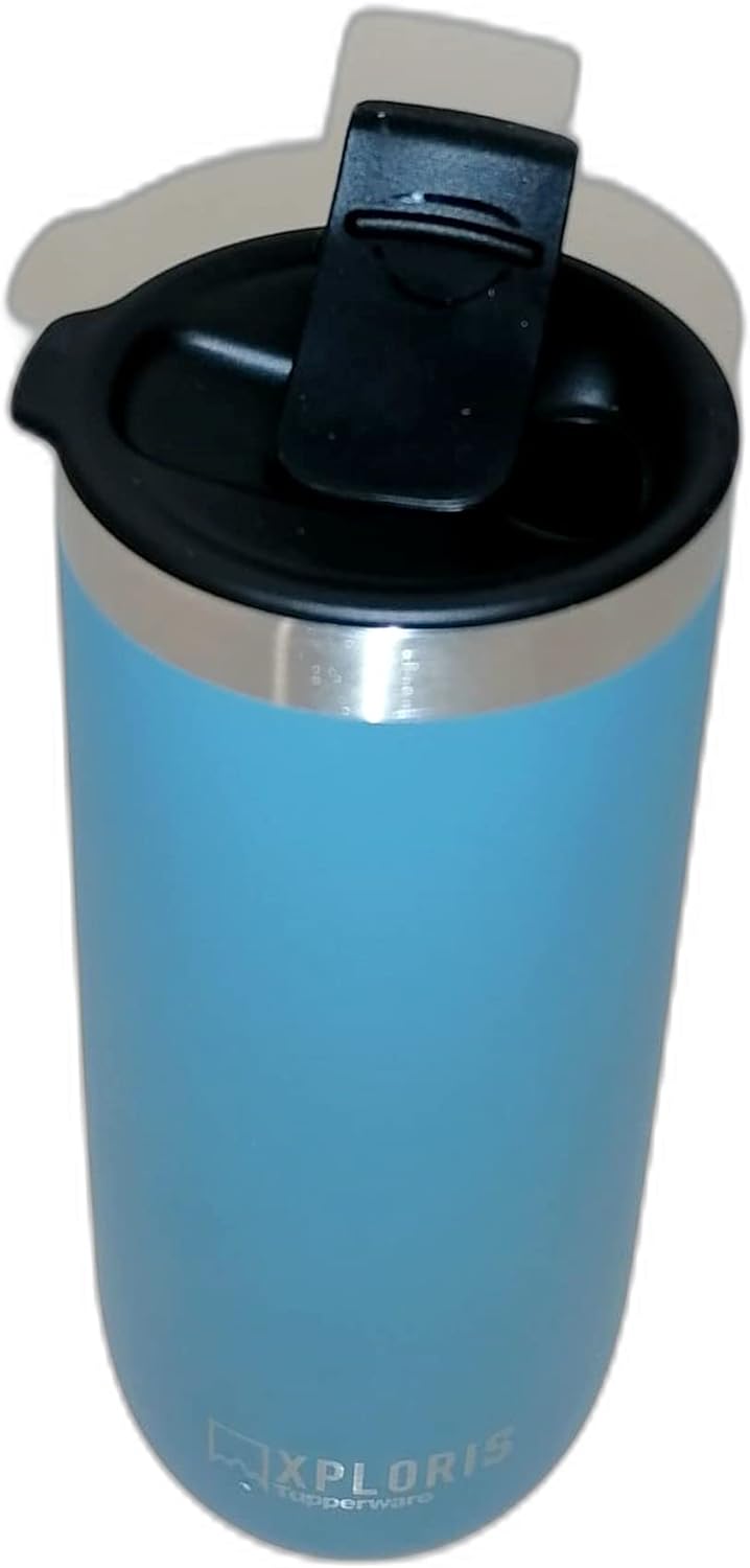 Tupperware Thermobecher Xploris to Go 470 ml Hot & Go Thermo Boy Thermal Isolierbecher Becher Kaffe