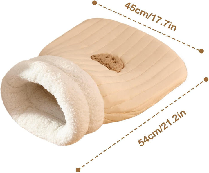 Cat Winter Sleeping Bag Warm Pet Bed, Schlafsack Für Katzen, Katzenschlafsack, Weiche Und Bequeme Ka