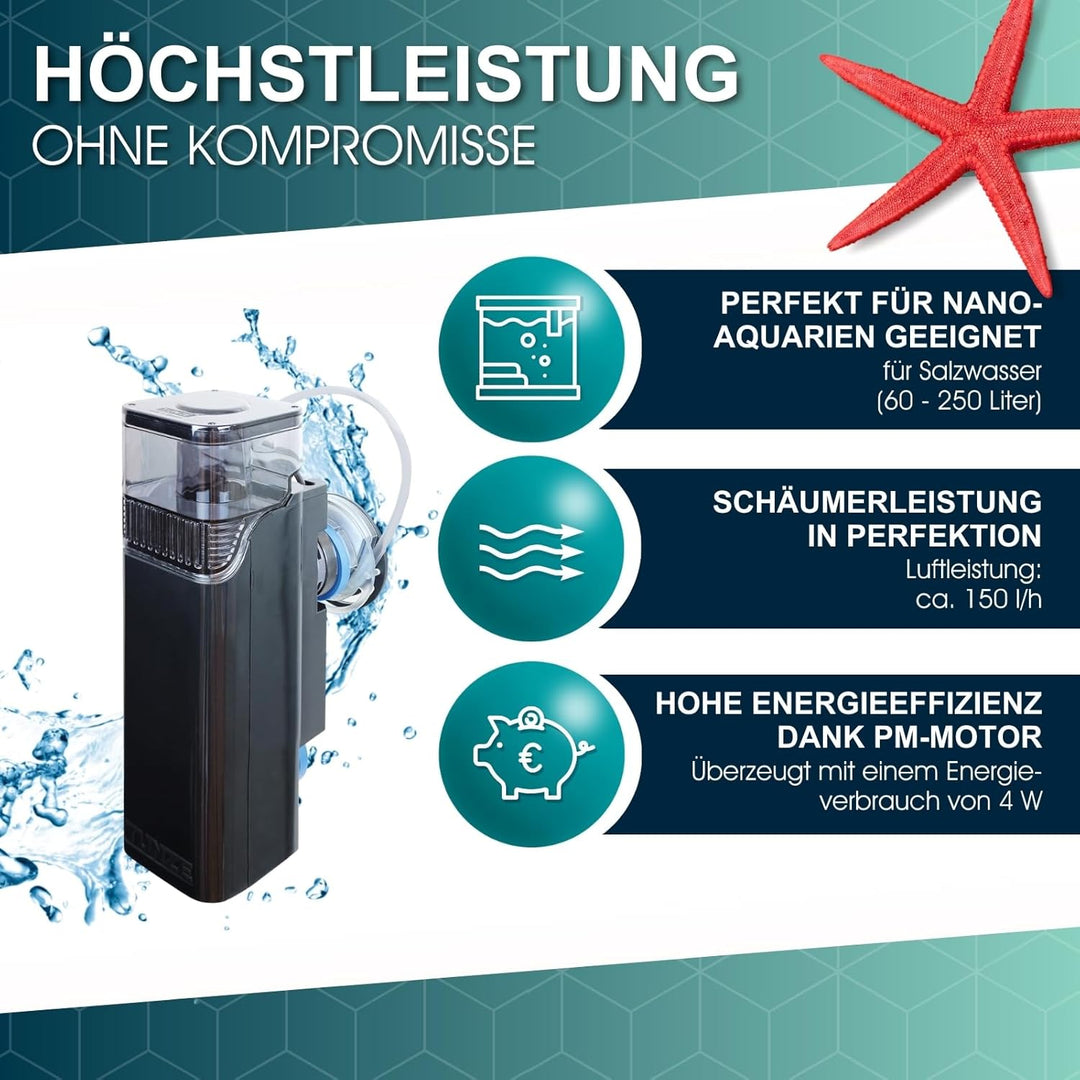 Tunze 9004.000 Doc Skimmer,11 x 9 x 30, 5 cm, Schwarz DOC SKIMMER 9004, DOC SKIMMER 9004