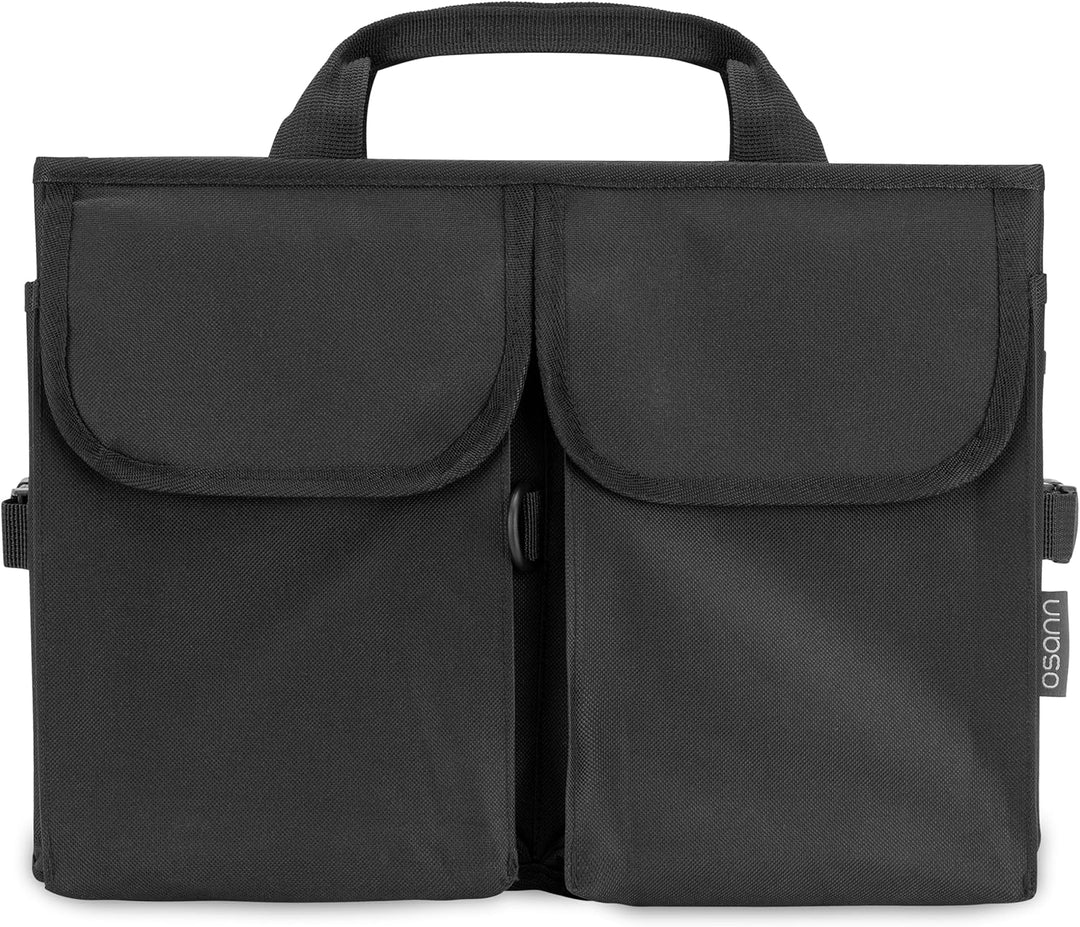 Osann Faltbare Kofferraum-Box – Auto Organizer mit 2 Hauptfächern, Netzfächern & Tragegriffen – robu