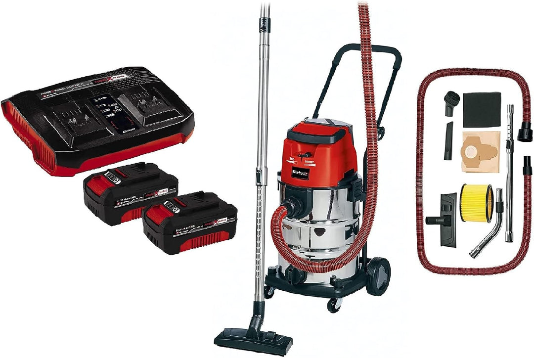 Einhell Akku-Nass-Trockensauger TE-VC 36/30 Li S Power X-Change (Li-Ion, 36 V, ECO/BOOST-Mode, Edels